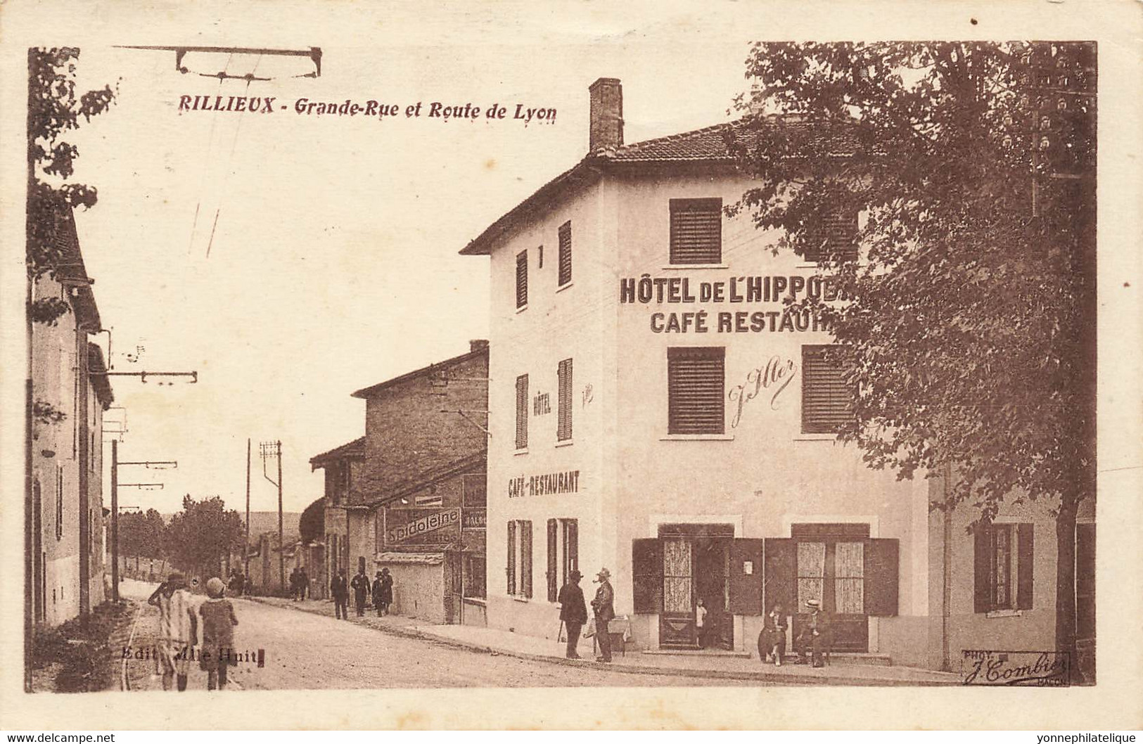 69 - RHÔNE - RILLIEUX - Grande Rue Et Route De Lyon - Hôtel De L'hippodrome - Superbe - 10413 - Rillieux La Pape