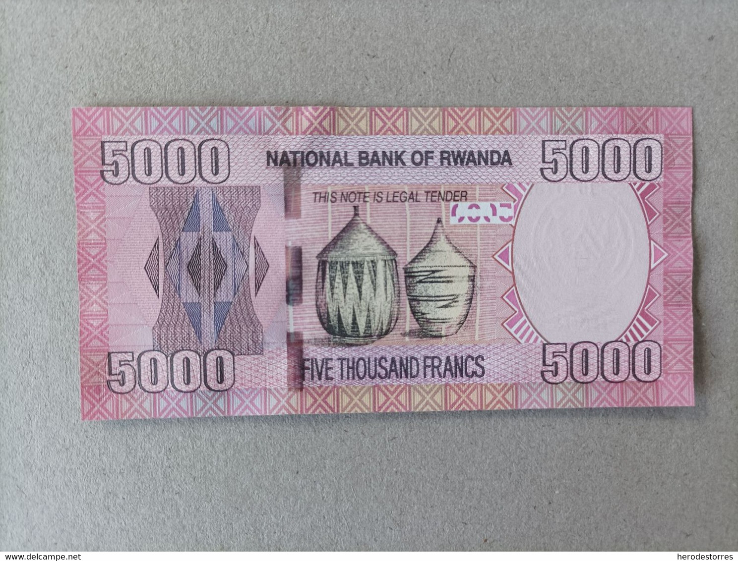 Billete De Rwanda De 5000 Rwanda, Año 2014, UNC - Rwanda