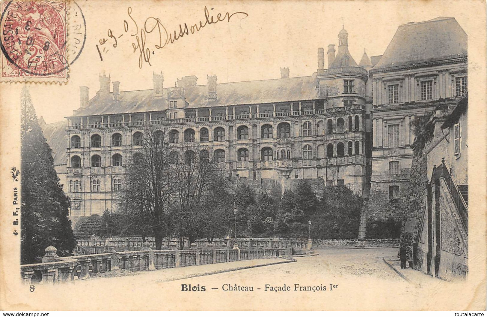 CPA 41 BLOIS CHATEAU FACADE FRANCOIS 1 Er - Blois