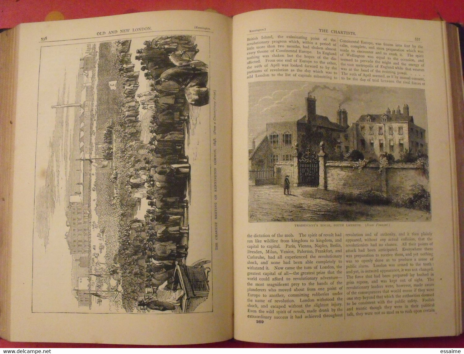 old and new London. 6 volumes. Edward Walford. Cassell Petter & Galpin sd (1860). bien illustré