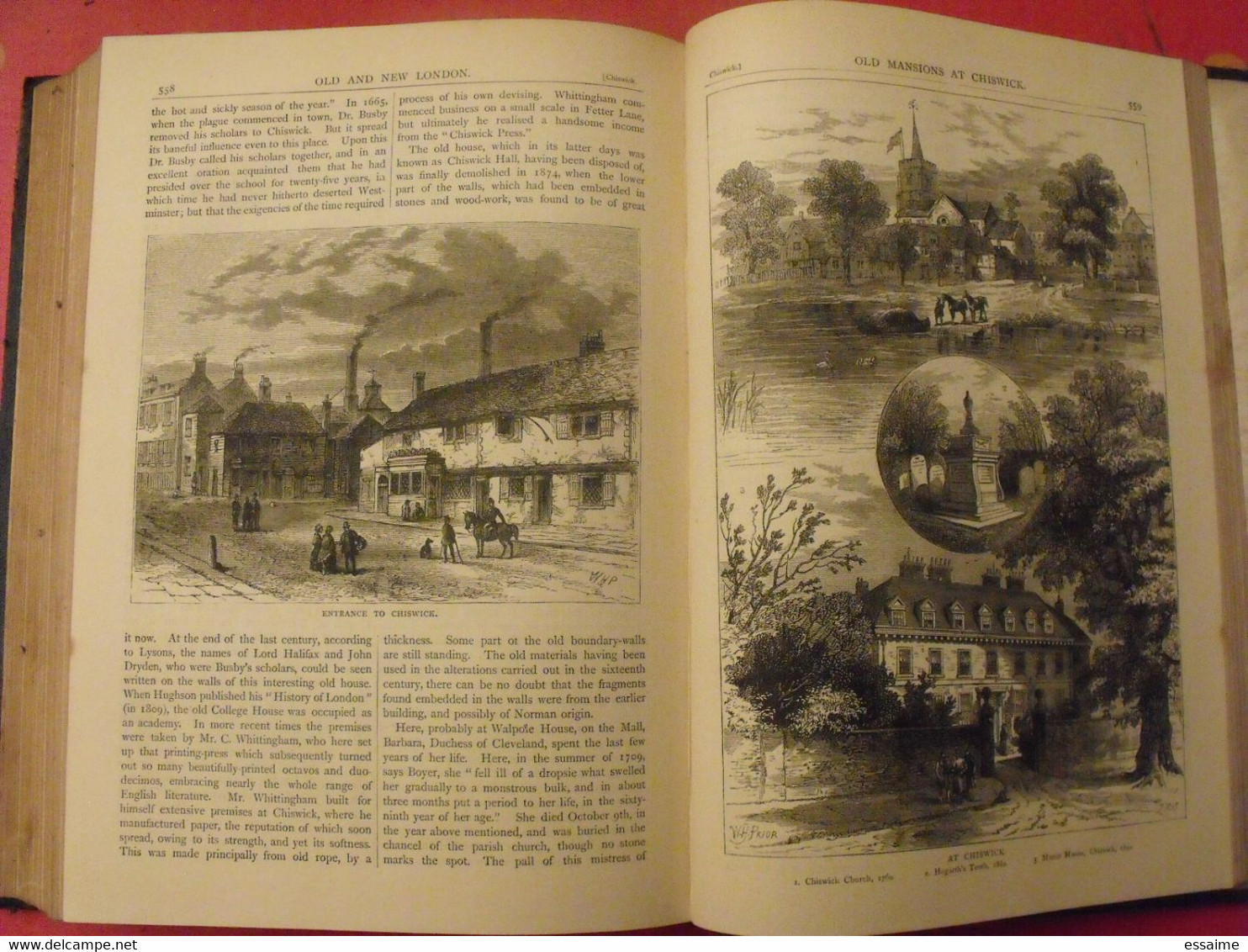 old and new London. 6 volumes. Edward Walford. Cassell Petter & Galpin sd (1860). bien illustré