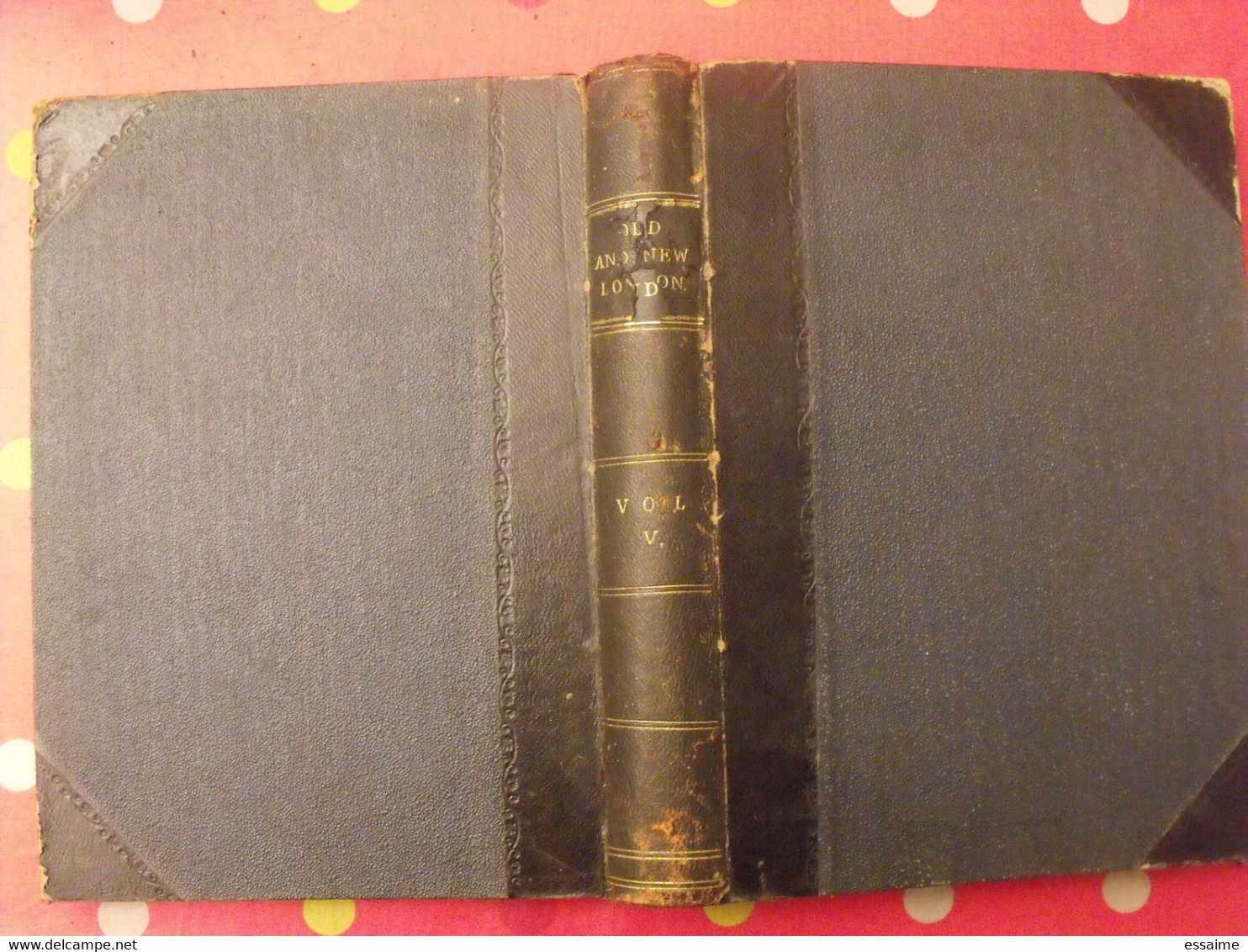 old and new London. 6 volumes. Edward Walford. Cassell Petter & Galpin sd (1860). bien illustré