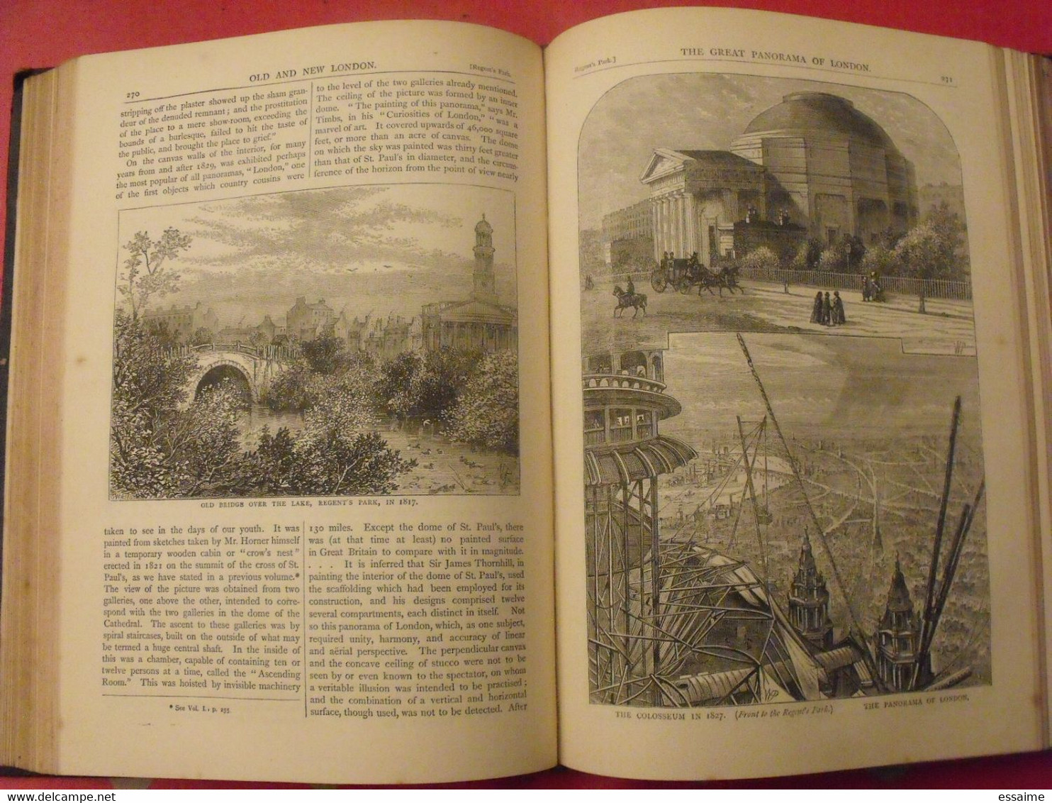 old and new London. 6 volumes. Edward Walford. Cassell Petter & Galpin sd (1860). bien illustré