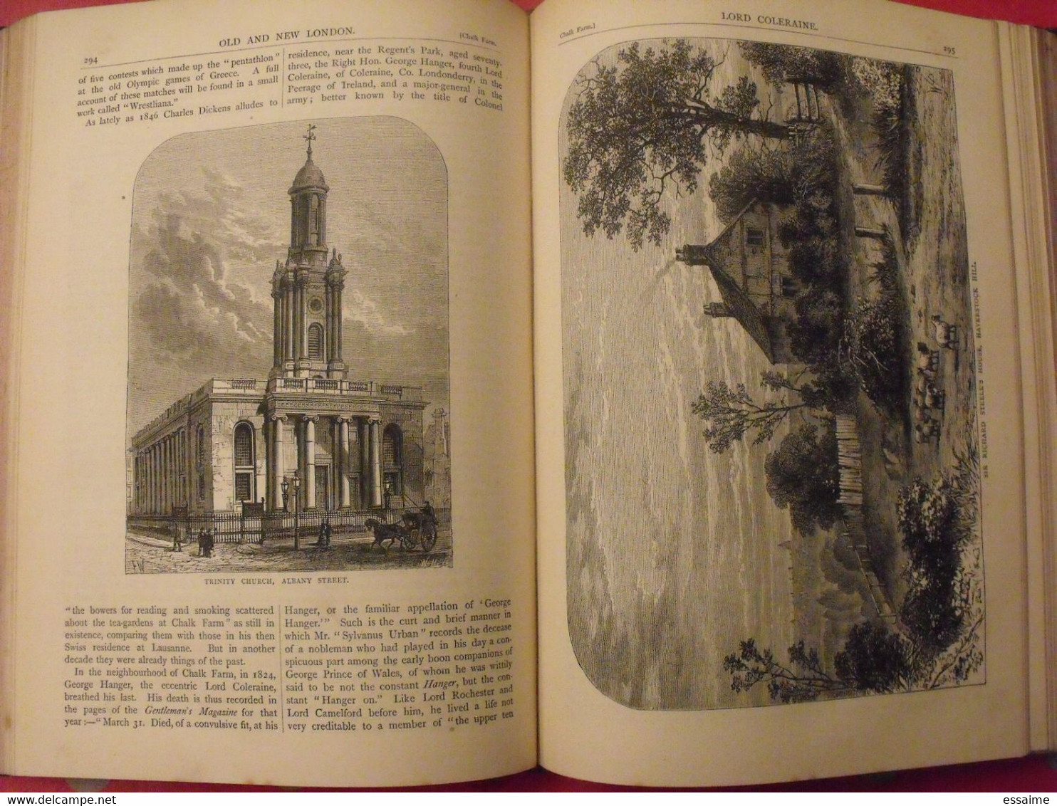 old and new London. 6 volumes. Edward Walford. Cassell Petter & Galpin sd (1860). bien illustré