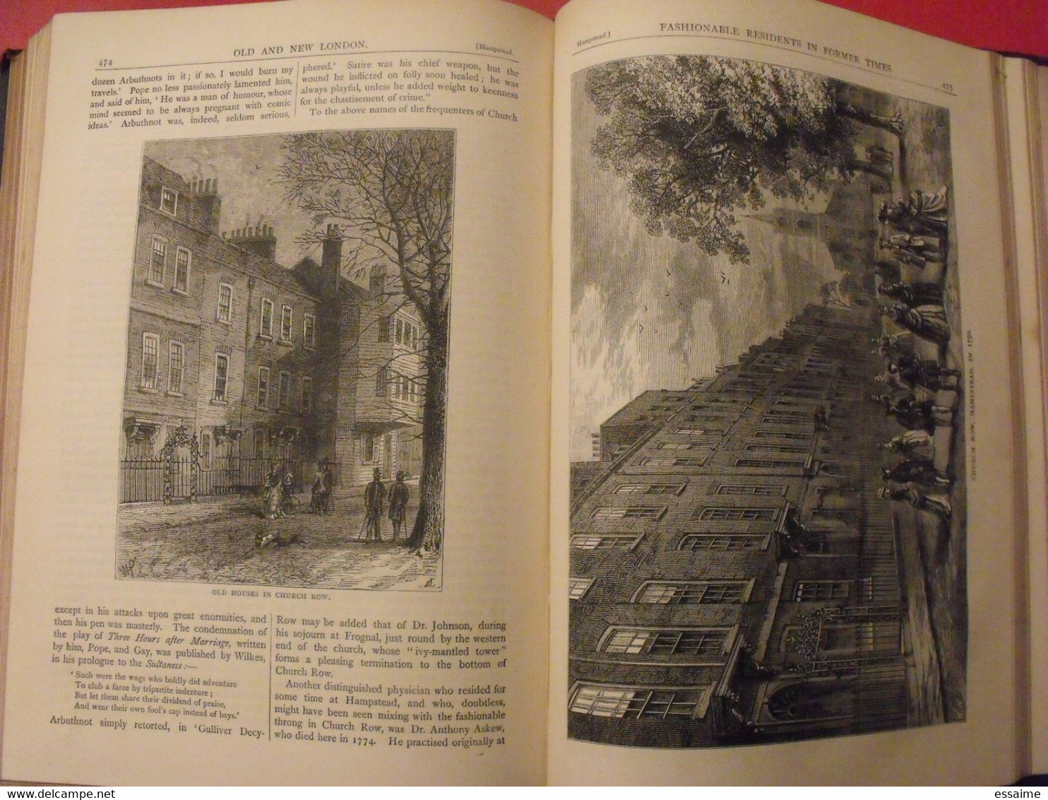 old and new London. 6 volumes. Edward Walford. Cassell Petter & Galpin sd (1860). bien illustré