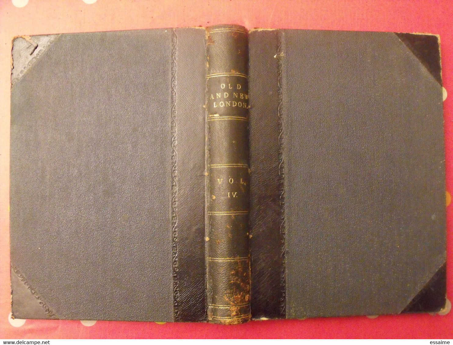 old and new London. 6 volumes. Edward Walford. Cassell Petter & Galpin sd (1860). bien illustré