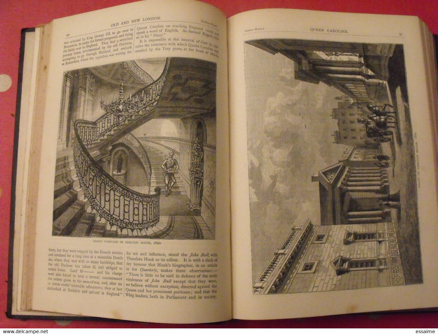 old and new London. 6 volumes. Edward Walford. Cassell Petter & Galpin sd (1860). bien illustré