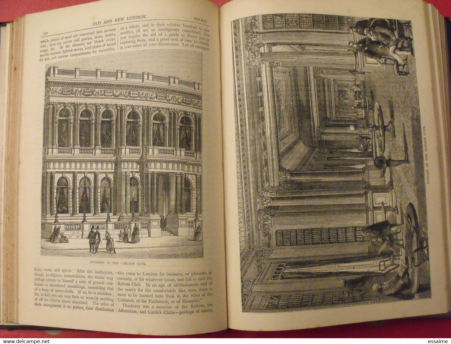 old and new London. 6 volumes. Edward Walford. Cassell Petter & Galpin sd (1860). bien illustré