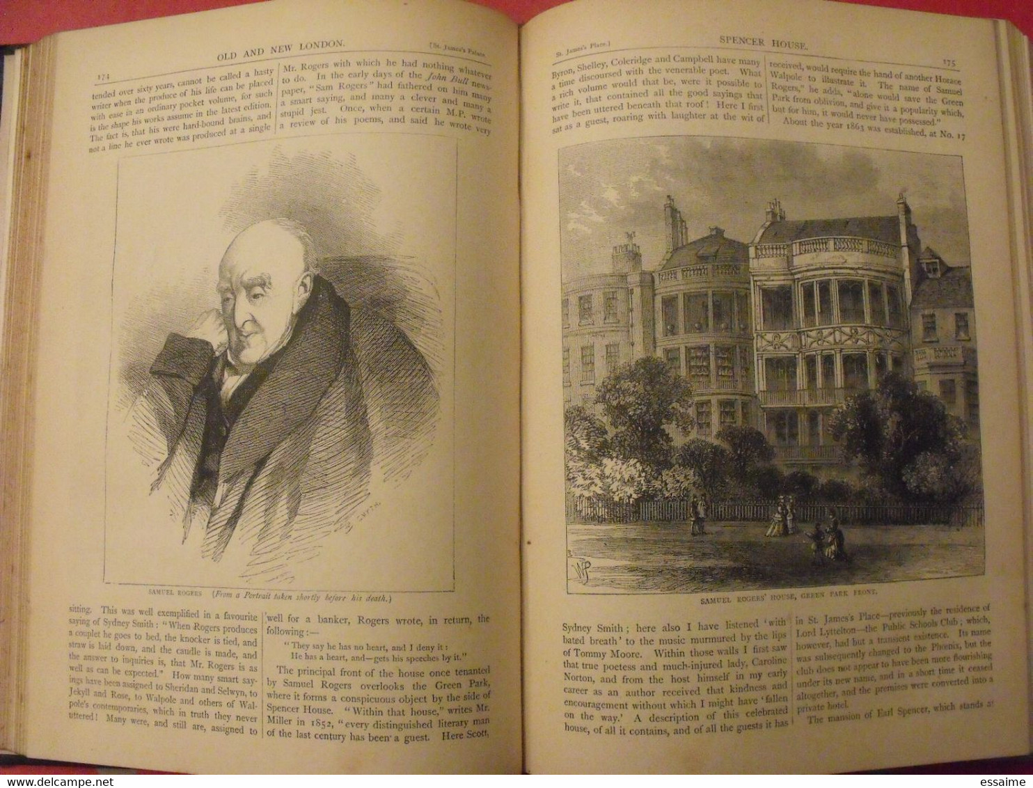 old and new London. 6 volumes. Edward Walford. Cassell Petter & Galpin sd (1860). bien illustré