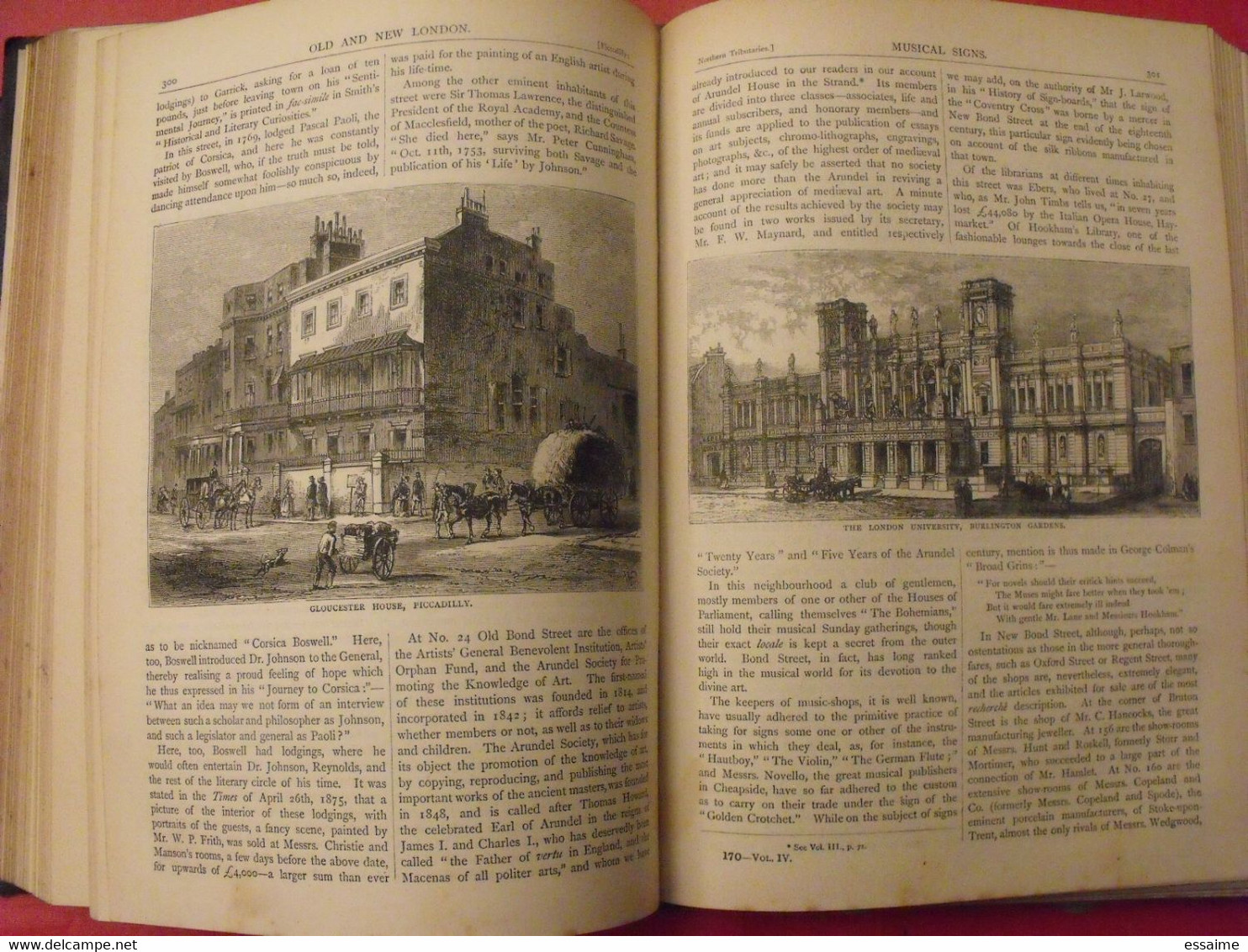 old and new London. 6 volumes. Edward Walford. Cassell Petter & Galpin sd (1860). bien illustré