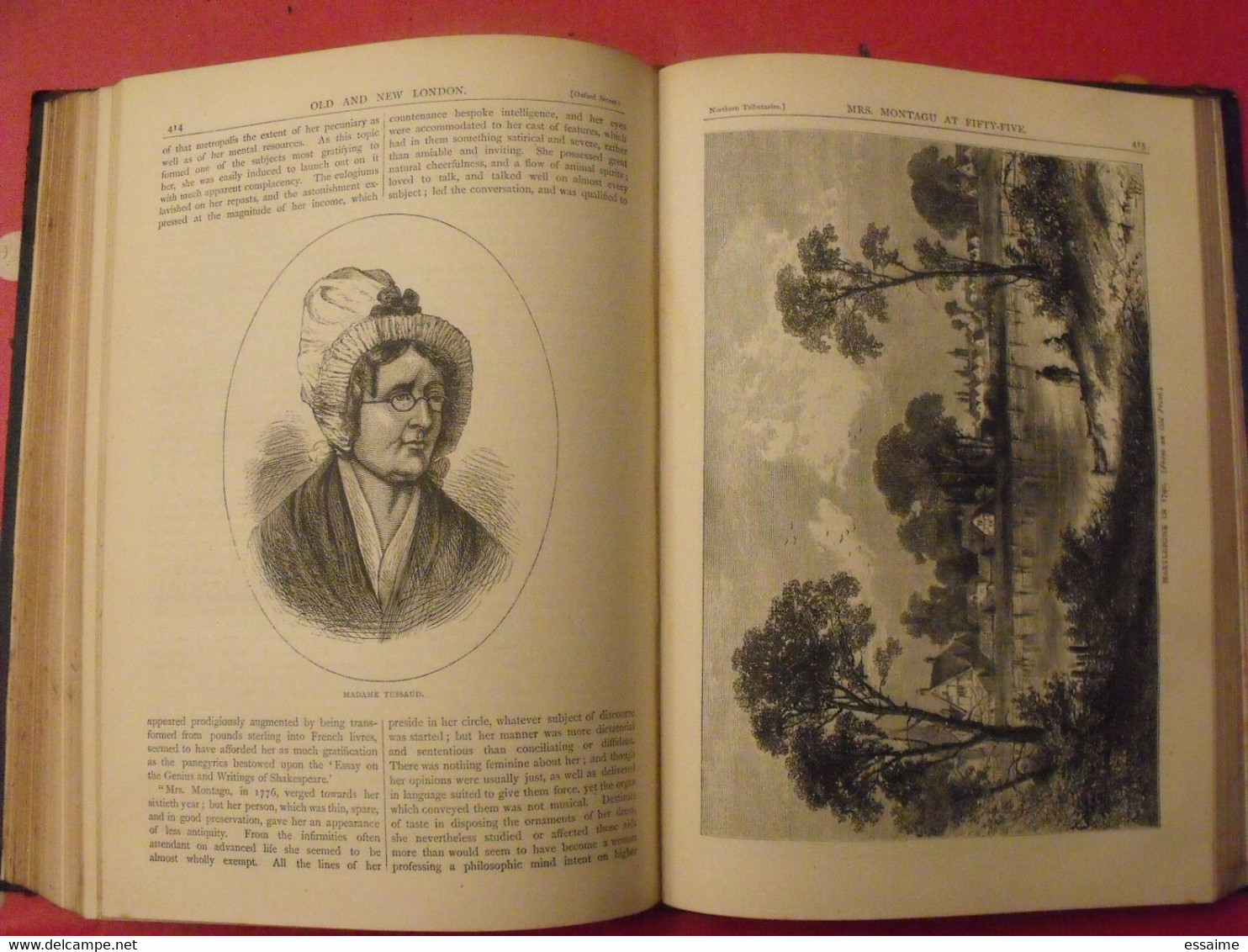 old and new London. 6 volumes. Edward Walford. Cassell Petter & Galpin sd (1860). bien illustré