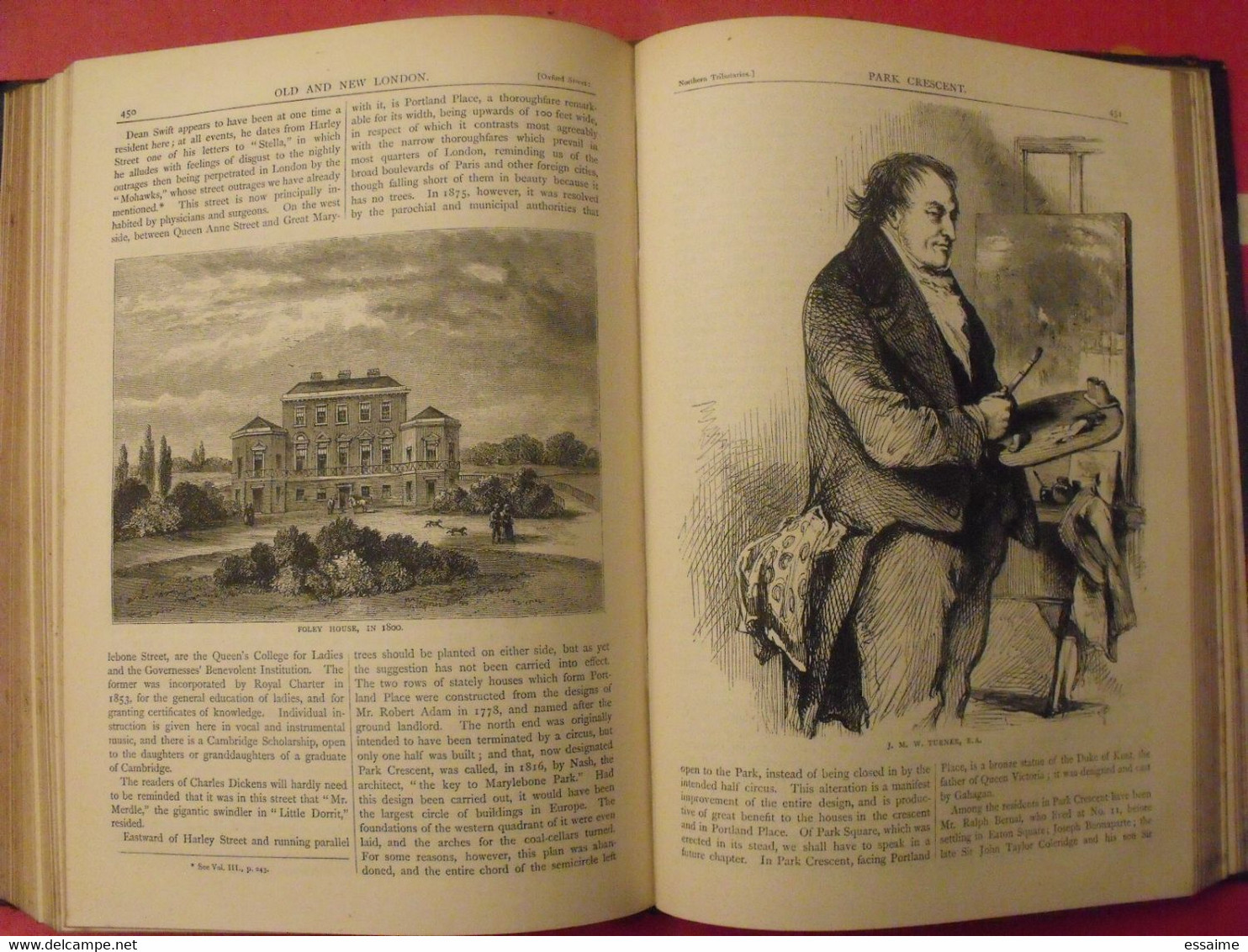 old and new London. 6 volumes. Edward Walford. Cassell Petter & Galpin sd (1860). bien illustré