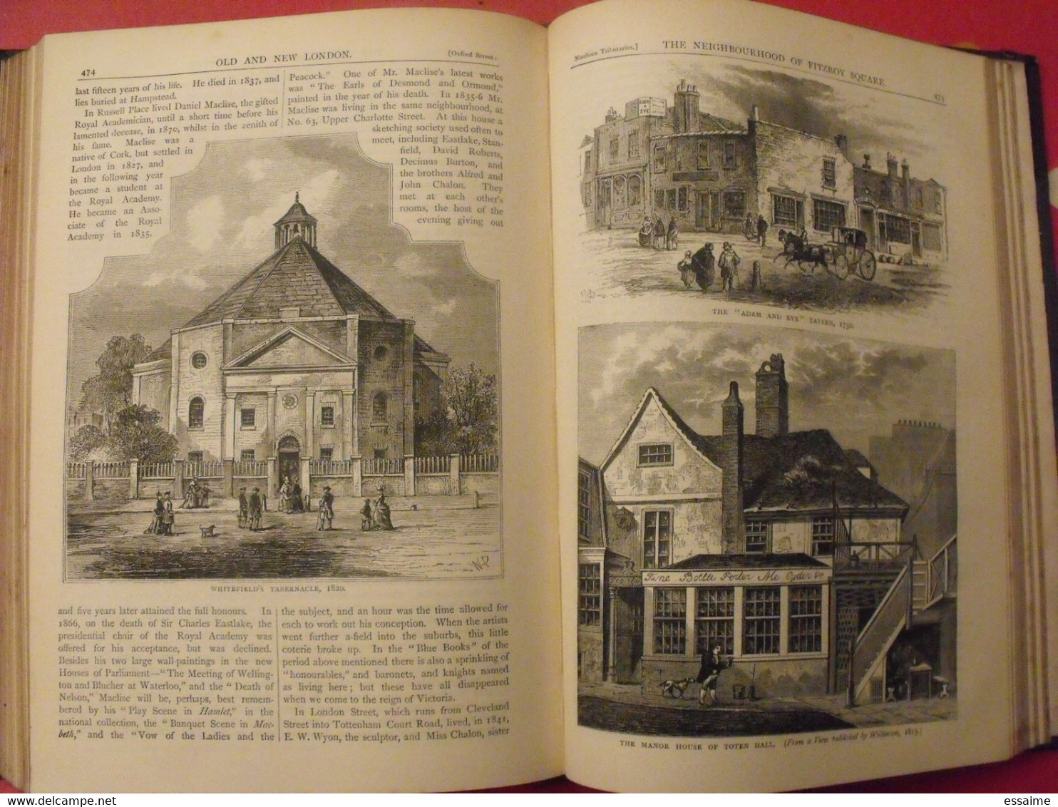 old and new London. 6 volumes. Edward Walford. Cassell Petter & Galpin sd (1860). bien illustré