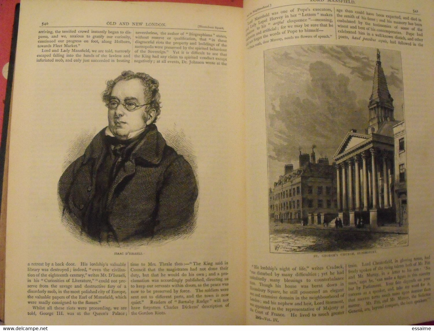 old and new London. 6 volumes. Edward Walford. Cassell Petter & Galpin sd (1860). bien illustré