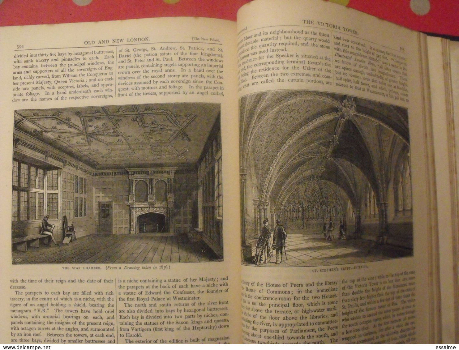 old and new London. 6 volumes. Edward Walford. Cassell Petter & Galpin sd (1860). bien illustré