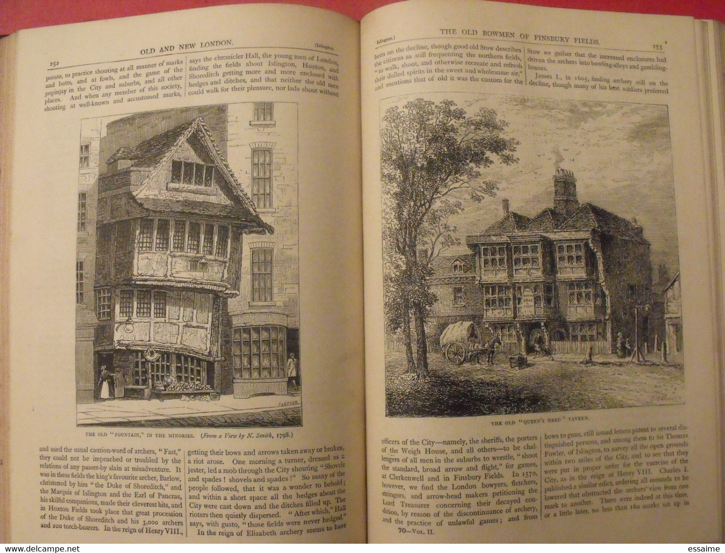 old and new London. 6 volumes. Edward Walford. Cassell Petter & Galpin sd (1860). bien illustré