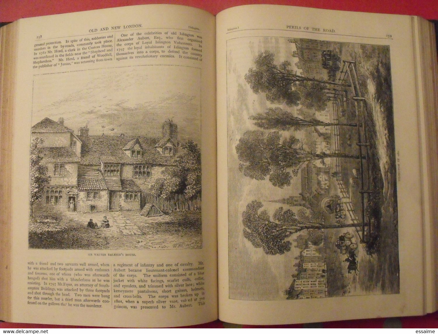 old and new London. 6 volumes. Edward Walford. Cassell Petter & Galpin sd (1860). bien illustré