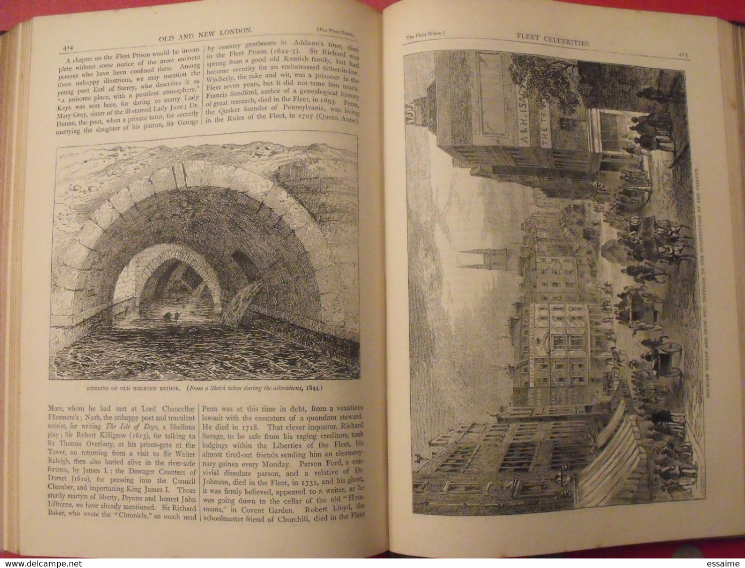 old and new London. 6 volumes. Edward Walford. Cassell Petter & Galpin sd (1860). bien illustré