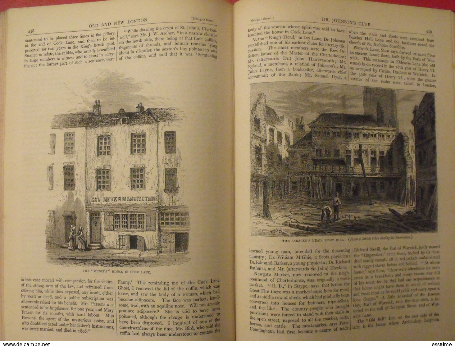 old and new London. 6 volumes. Edward Walford. Cassell Petter & Galpin sd (1860). bien illustré