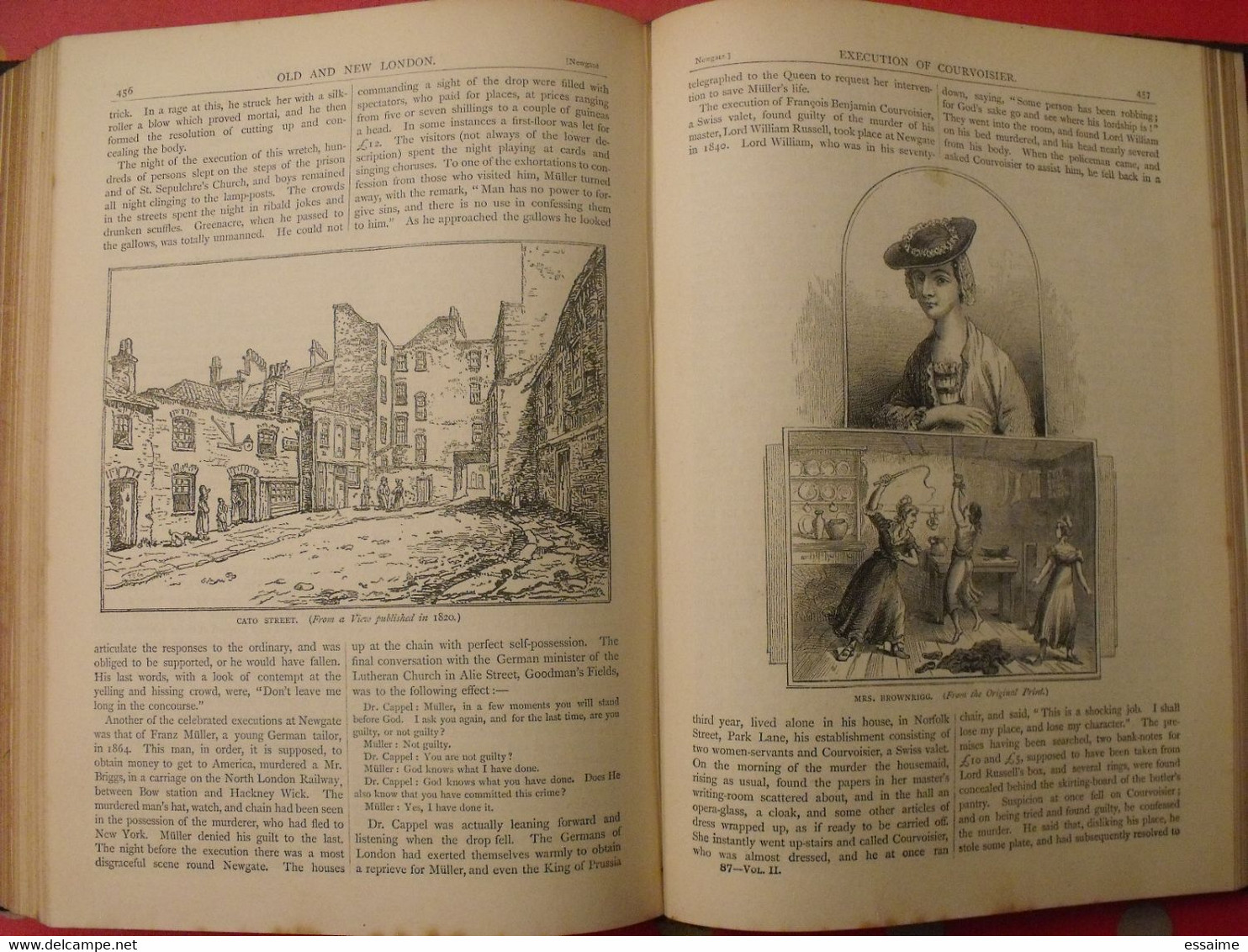 old and new London. 6 volumes. Edward Walford. Cassell Petter & Galpin sd (1860). bien illustré