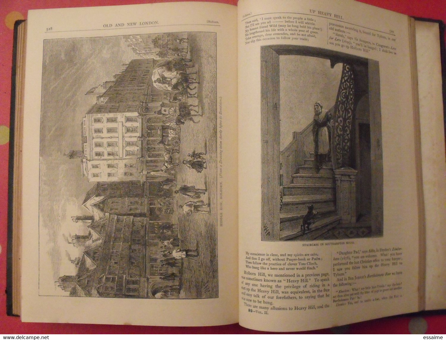 old and new London. 6 volumes. Edward Walford. Cassell Petter & Galpin sd (1860). bien illustré