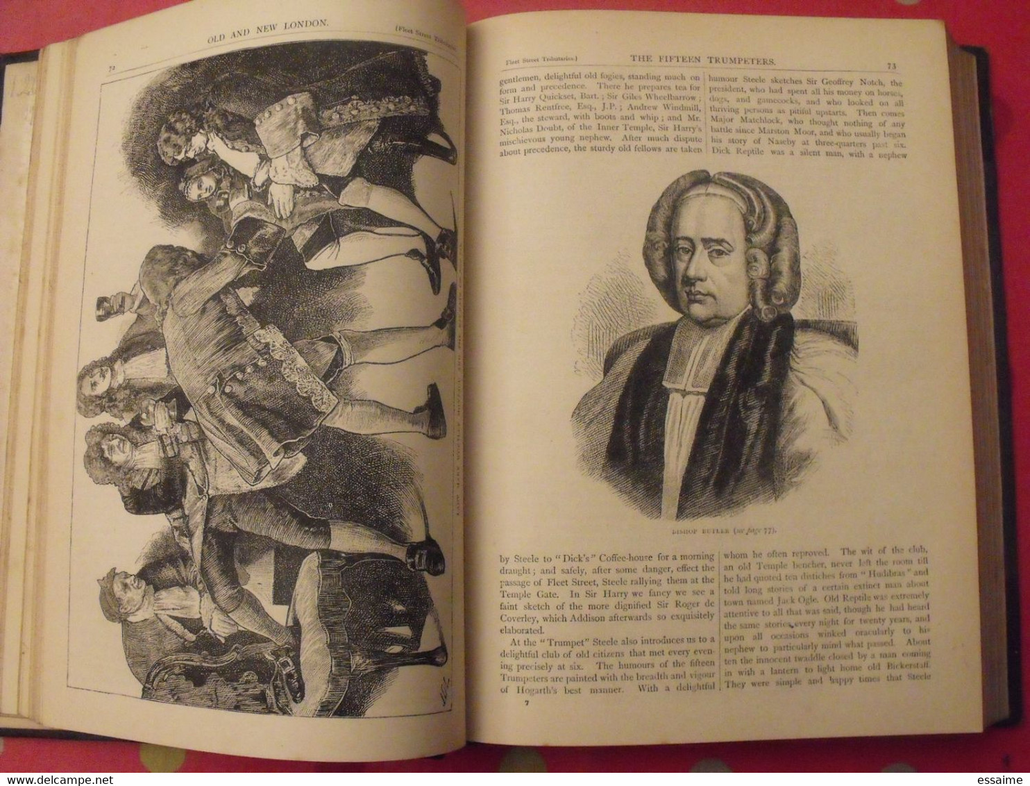 old and new London. 6 volumes. Edward Walford. Cassell Petter & Galpin sd (1860). bien illustré