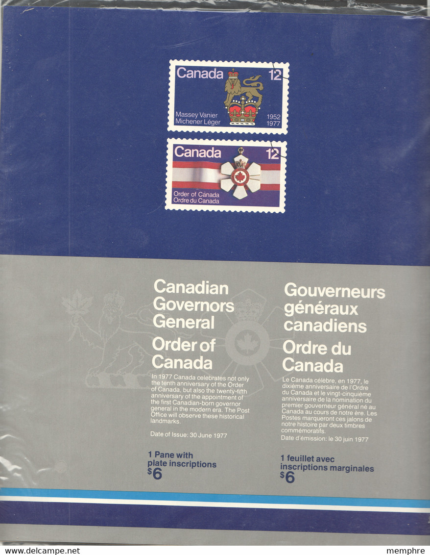 1977  Governors General  Sc 735   Full Sheet Of 50 MNH In Unoponed Package - Fogli Completi