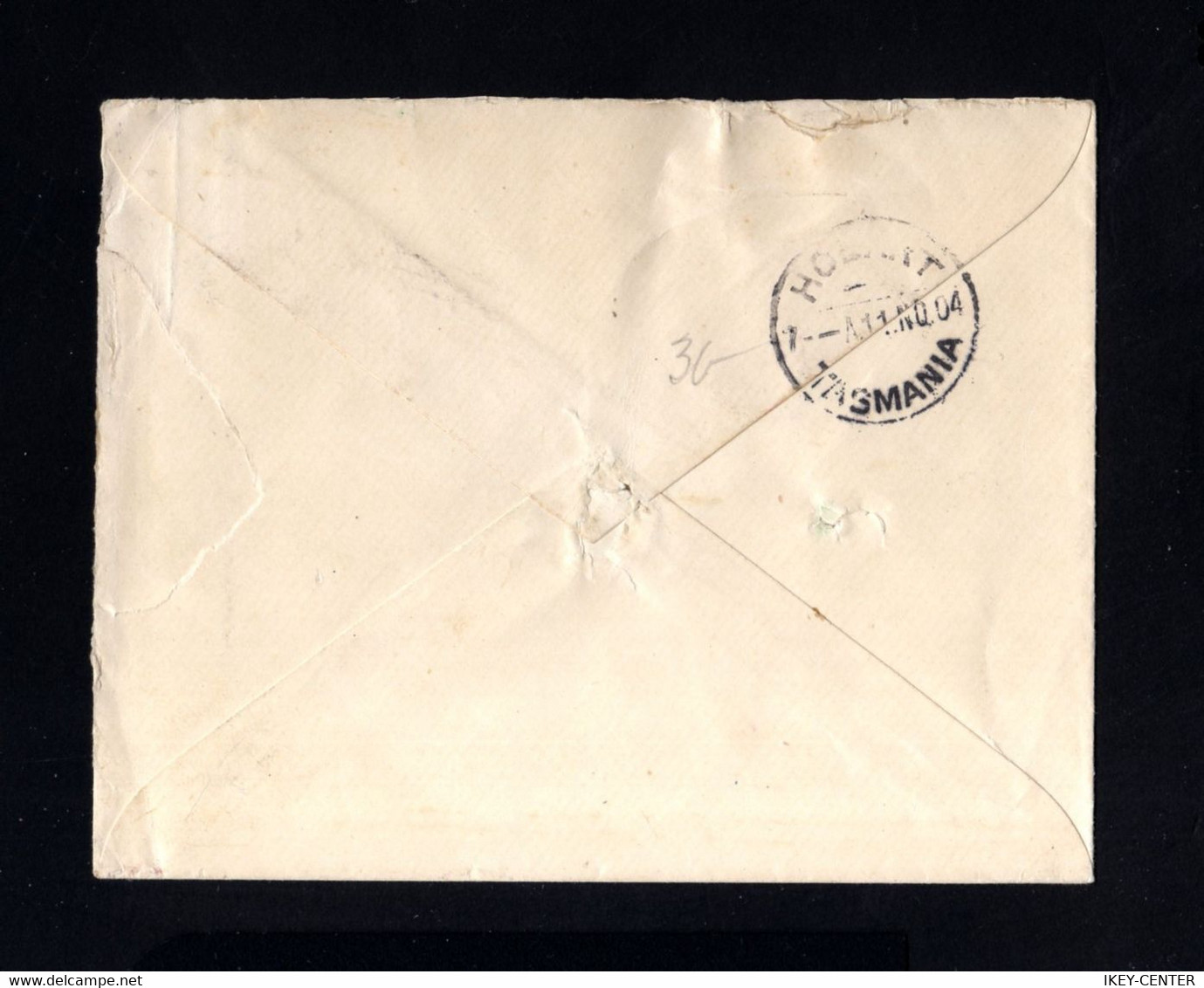 S84-AUSTRALIA-VICTORIA-OLD COVER VICTORIA To HOBART (tasmania).1904.BRITISH Colonies.Enveloppe - Covers & Documents