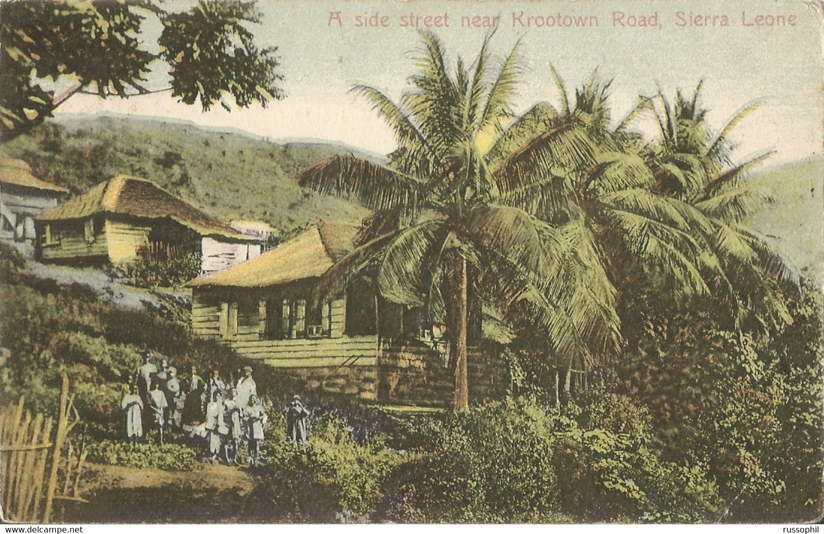 SIERRA LEONE - A SIDE STREET NEAR KROOTOWN ROAD - 1905 - Sierra Leone
