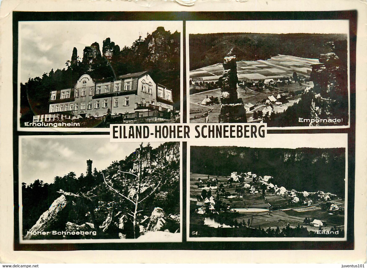 CPSM Eiland-Hoher Schneeberg-Multivues-Timbre     L1548 - Schneeberg