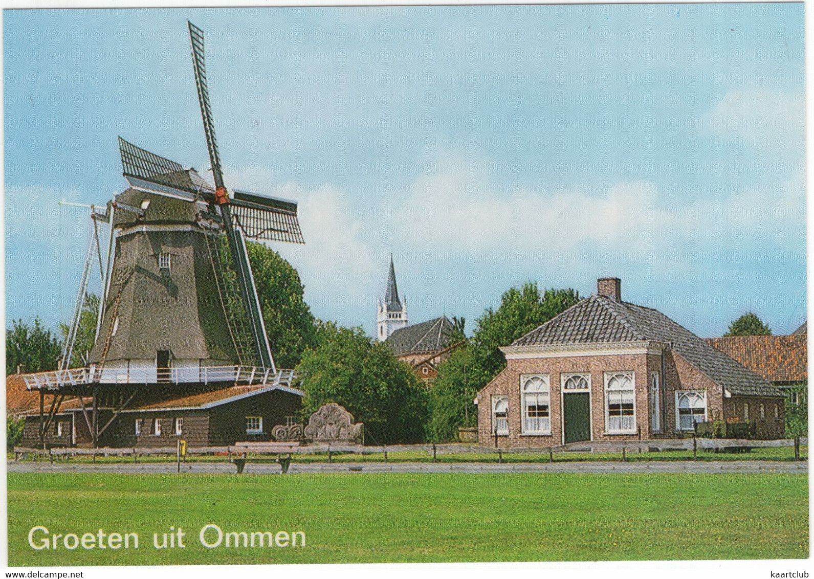 Groeten Uit Ommen - Molen Met Oudheidskamer  - (Overijssel, Nederland / Holland) - Nr. OMN 28 - Ommen