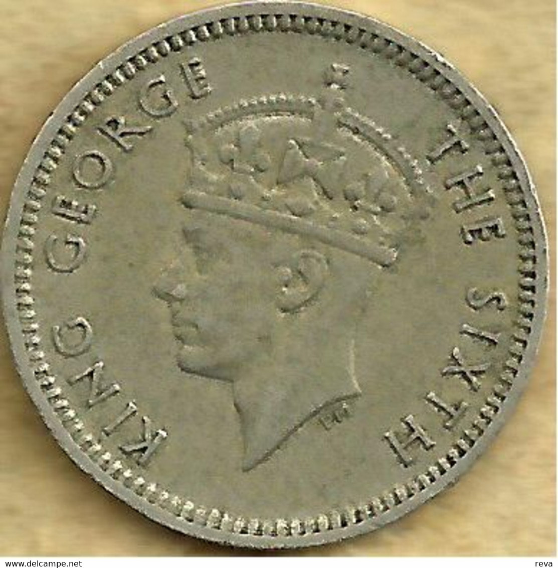 SOUTHERN RHODESIA BRITISH 3 PENCE SPEARS FRONT KGVI HEAD BACK 1952 EF SCARCE KM? READ DESCRIPTION CAREFULLY !!! - Rhodesia