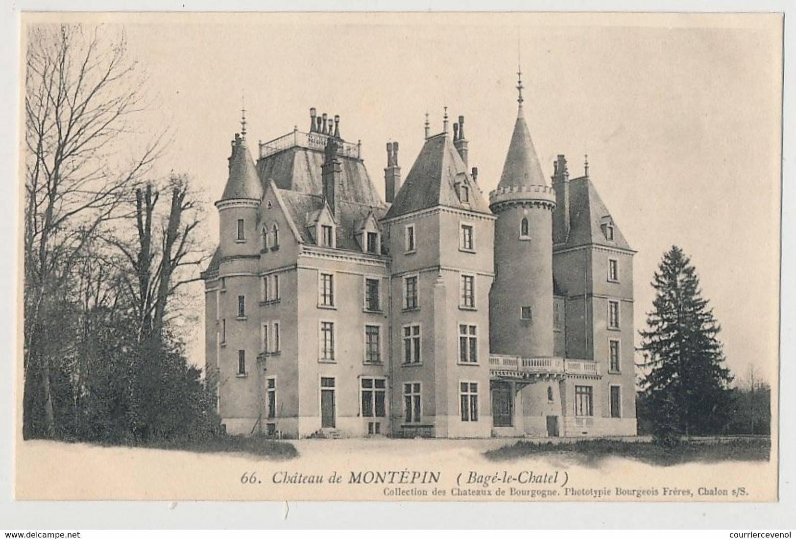 CPA - BAGE LE CHATEL (Rhône) - Château De MONTEPIN - Non Classés