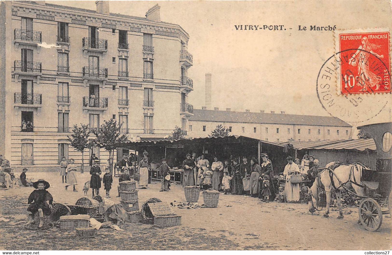 94-VITRY-SUR-SEINE-PORT- LE MARCHE - Vitry Sur Seine
