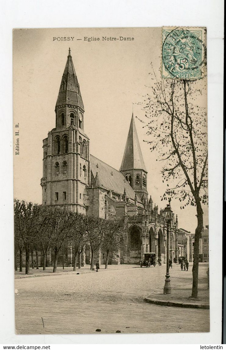 CPA: 78 - POISSY - EGLISE NOTRE-DAME - - Poissy