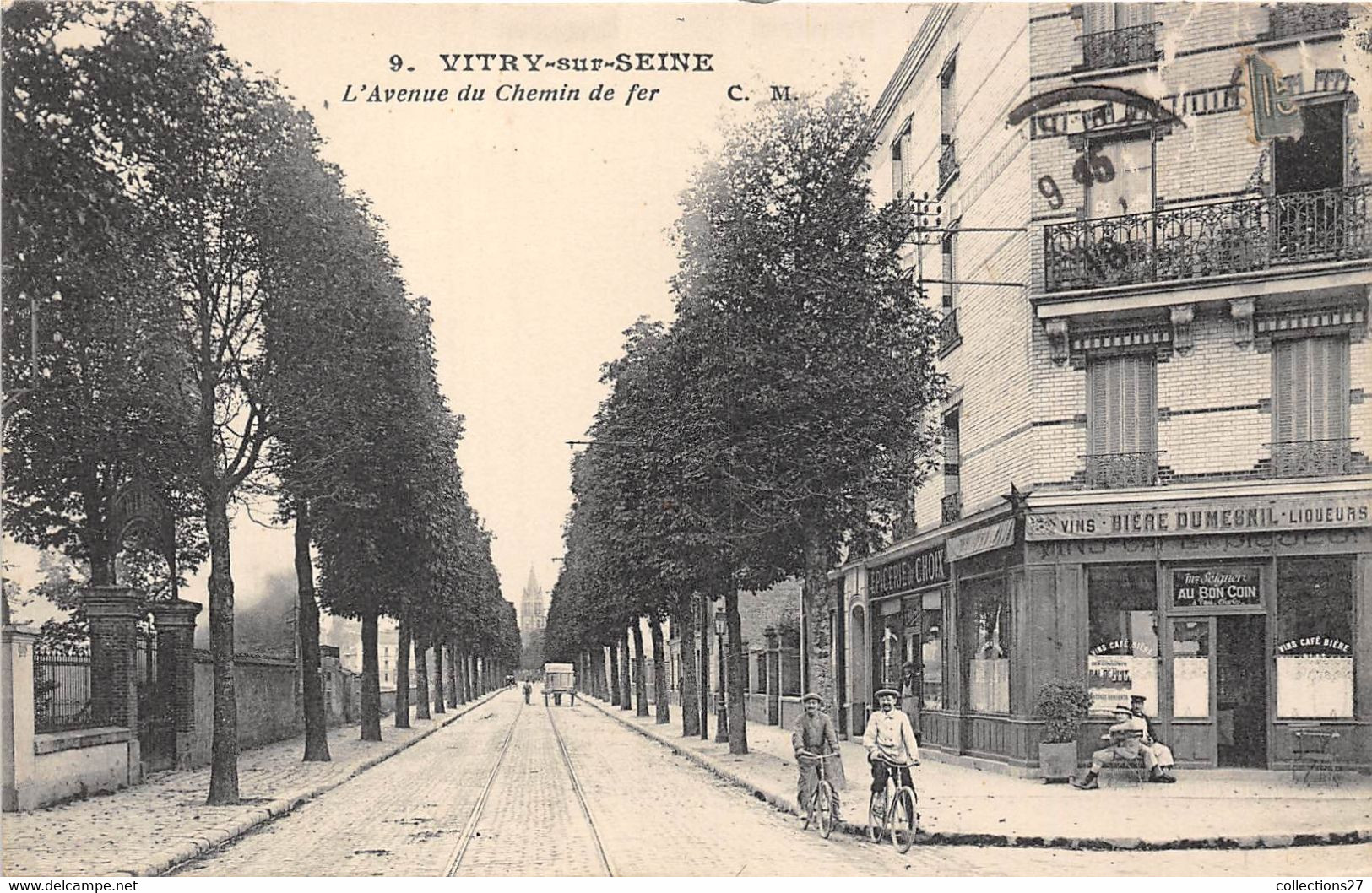 94-VITRY-SUR-SEINE- L'AVENUE DU CHEMIN DE FER - Vitry Sur Seine