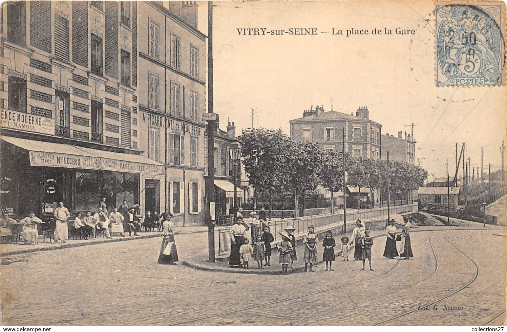 94-VITRY-SUR-SEINE- LA PLACE DE LA GARE - Vitry Sur Seine