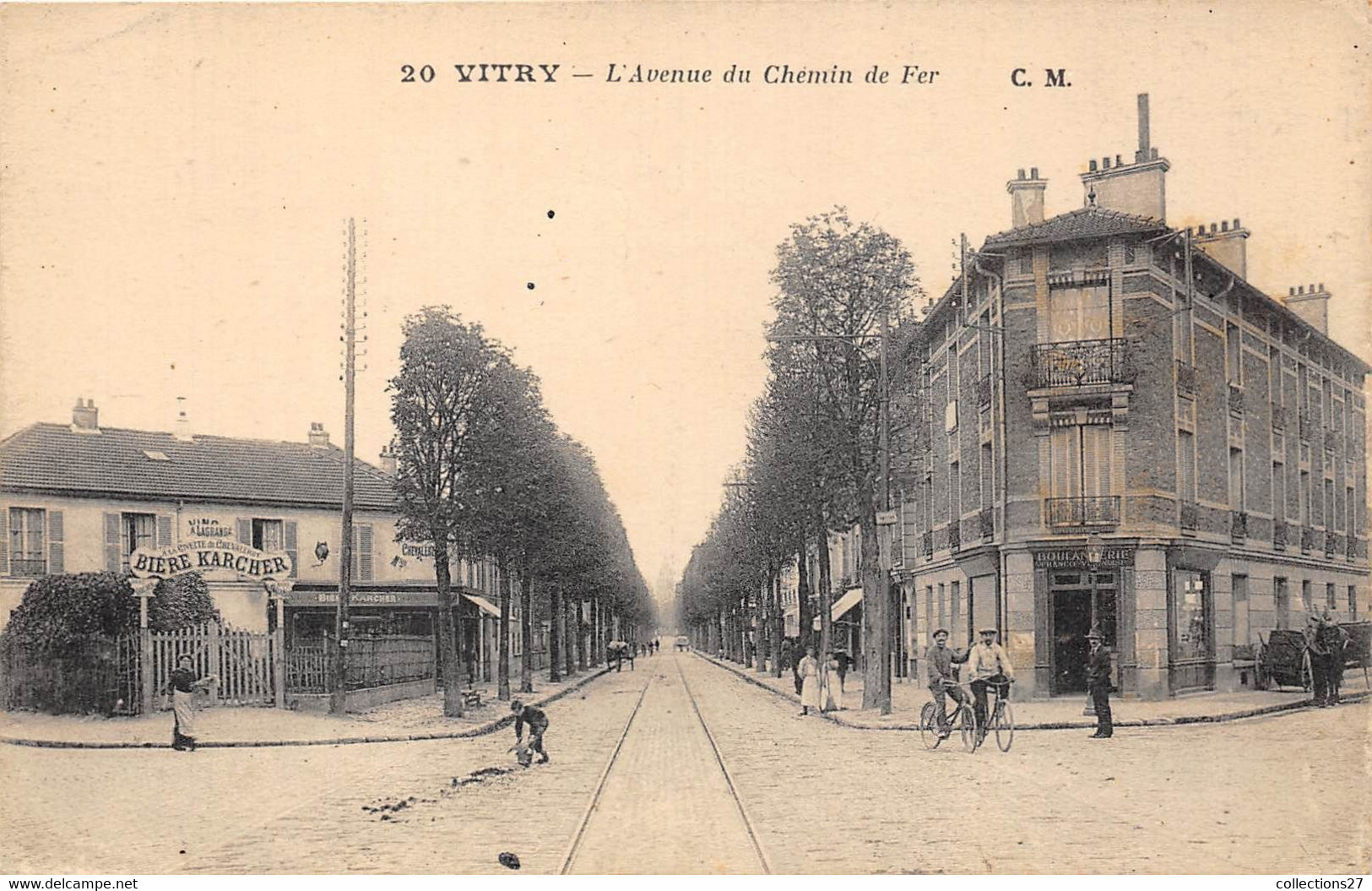 94-VITRY-SUR-SEINE- L'AVENUE DU CHEMIN DE FER - Vitry Sur Seine