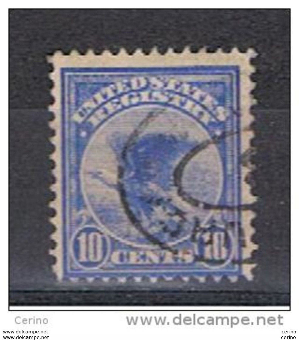 U.S.A.:  1911  REGISTERED  MAIL  -  10 C. USED  STAMP  -  YV/TELL. 2 - Express & Recomendados