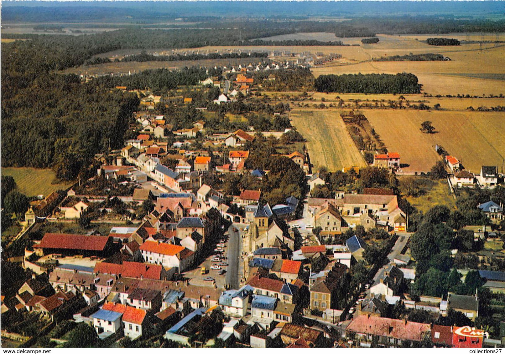 91-SAINT-VRAIN-  VUE GENERALE AERIENNE - Saint Vrain