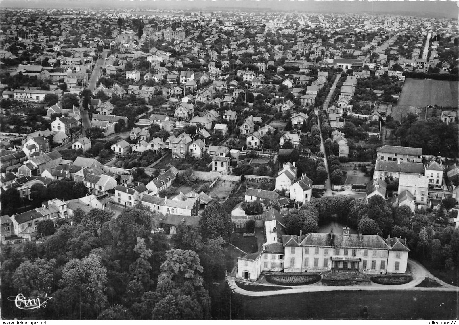 91-SAVIGNY-SUR-ORGE-  VUE AERIENNE LE CHATEAU - Savigny Sur Orge