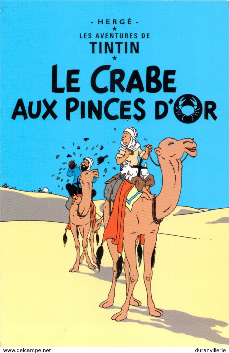 CP TINTIN LE CRABE AU PINCE D OR - Hergé