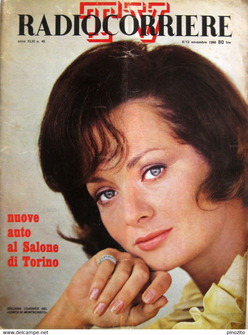 RADIOCORRIERE TV 45 1966 Giuliana Lojodice Andrea Giordana Patty Pravo Bruno Lauzi Achille Zavatta Bertold Brecht - Television