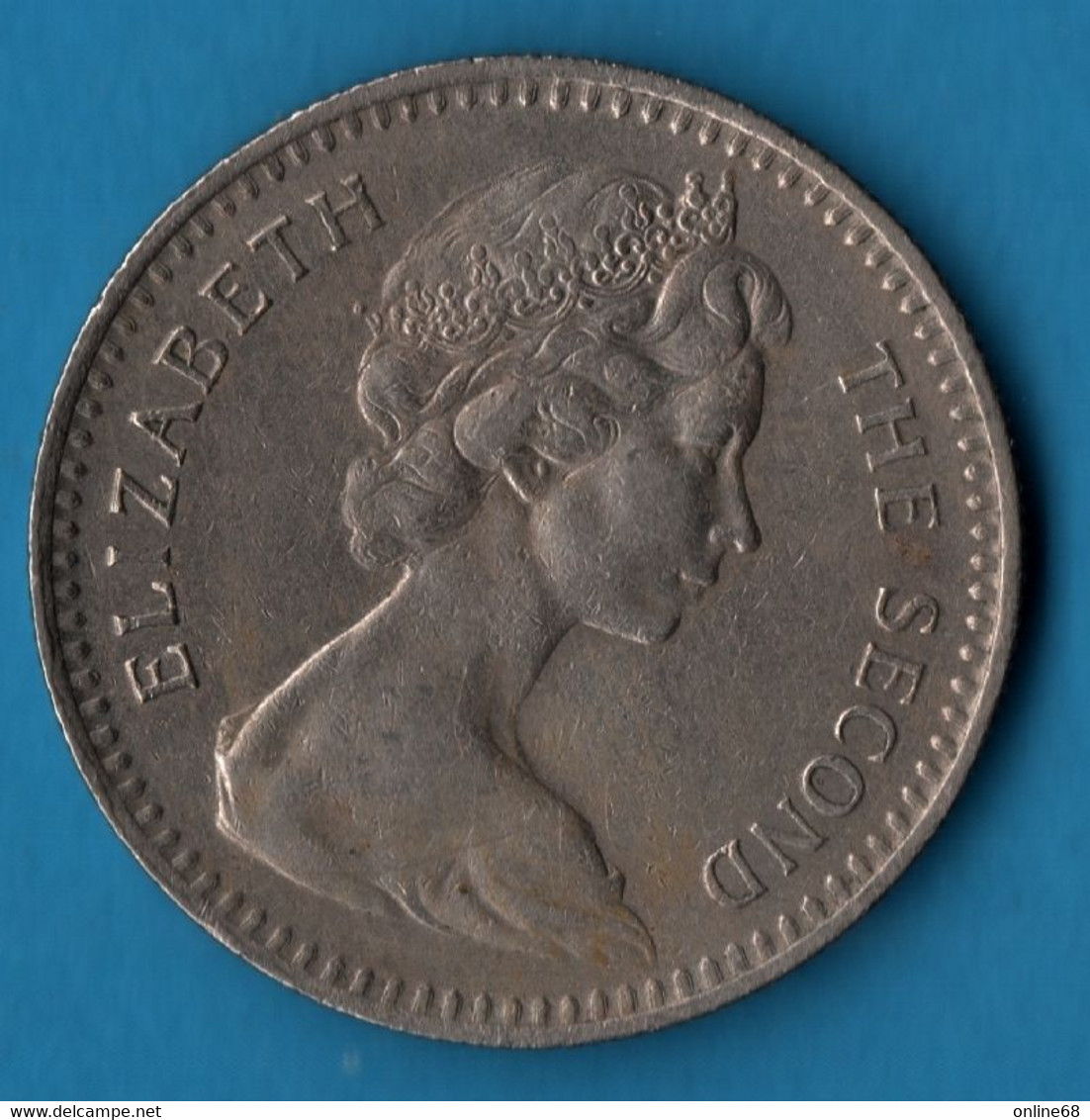 RHODESIA 2 Shillings / 20 Cents 1964 KM# 3 QEII Oiseau - Rhodésie