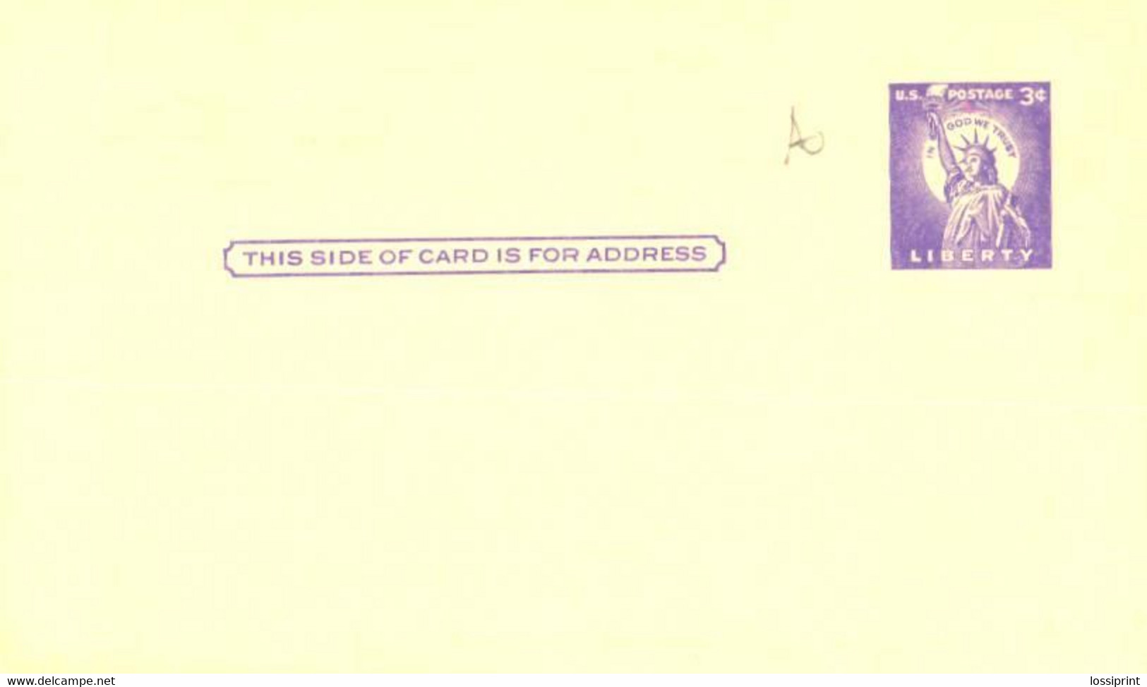 USA:Postal Stationery, Liberty 3 Cents, Unused, 1958 - 1941-60