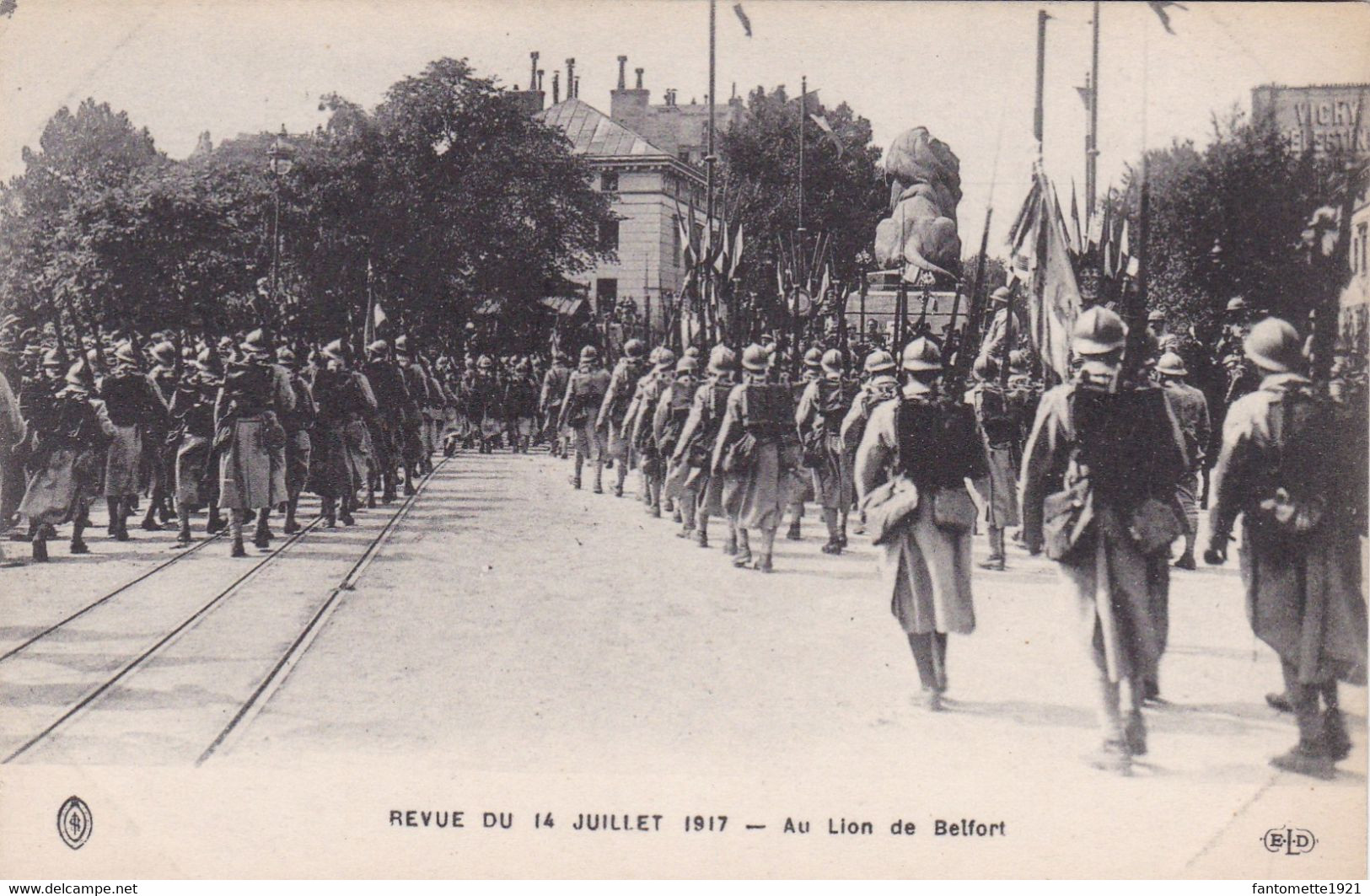 REVUE DU 14/07/1917  AU MOULIN DE BELFORT  (dil197) - Monuments Aux Morts