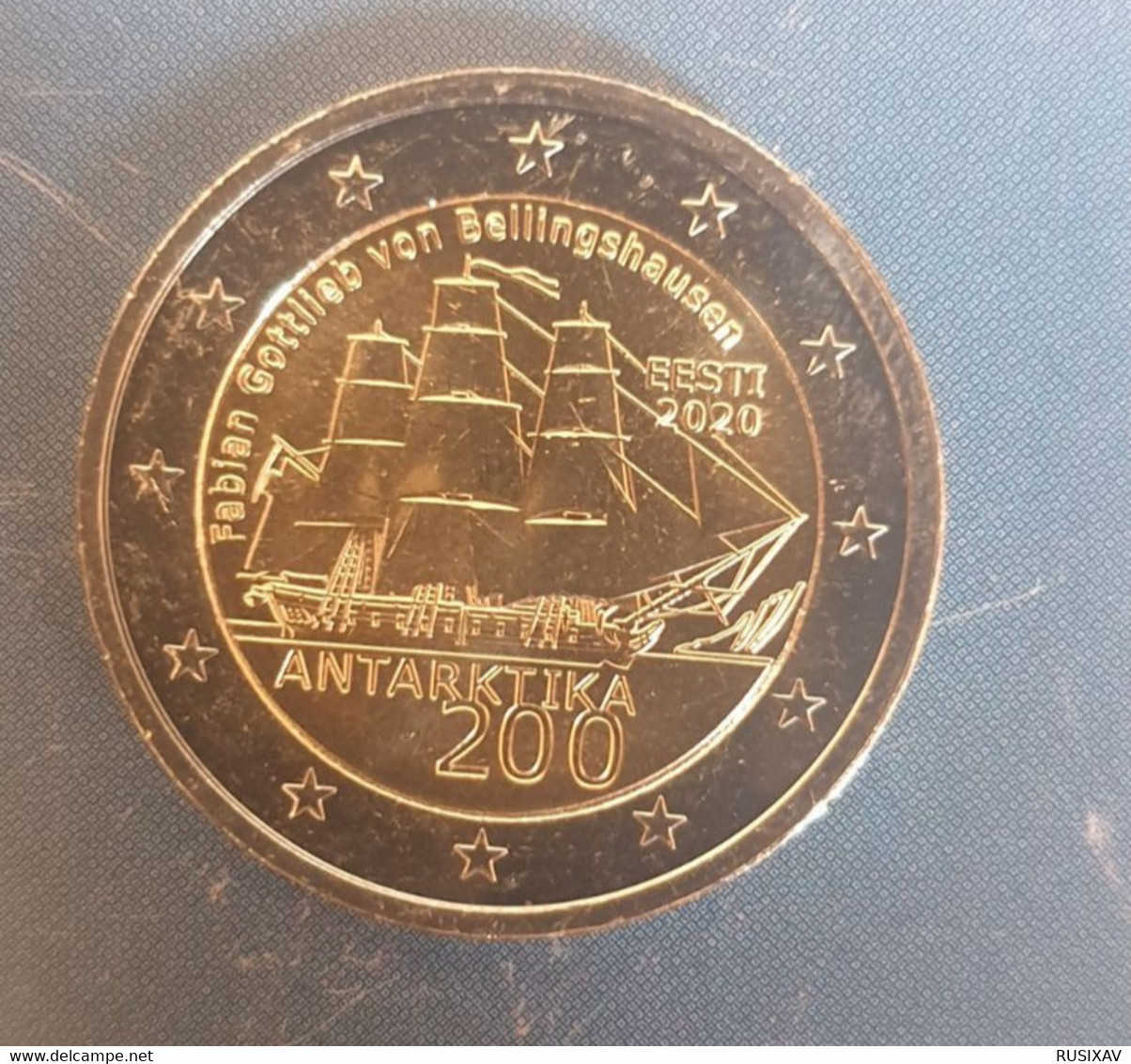 2020 Estonie 2 Euros Commémorative 200 Ans De La Découverte De L Antarctique - Estonie