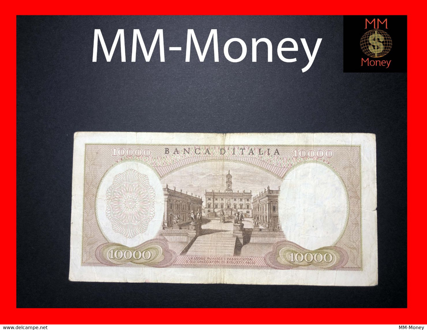 ITALY 10.000  10000 Lire  20.5.1966  P. 97   "sig. Carli - Febbraio"    *serie K*    VF     [MM-Money] - 10.000 Lire