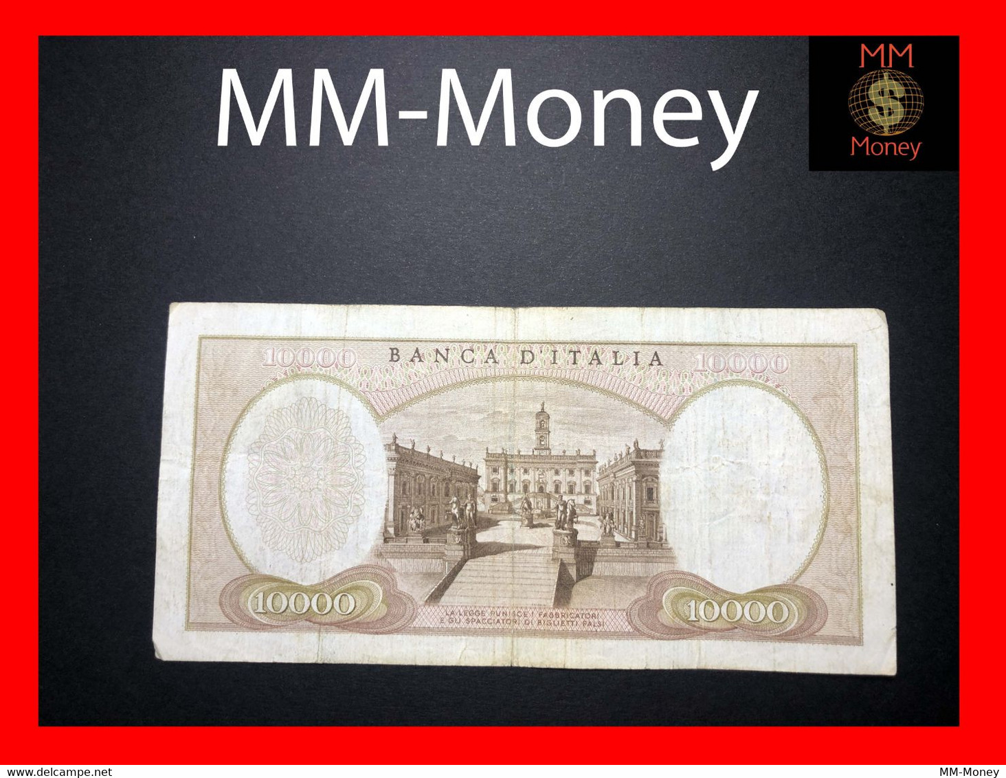 ITALY 10.000  10000 Lire  3.7.1962   P. 97   "sig. Carli - Ripa"    *first Date Of Issue*    VF     [MM-Money] - 10000 Lire