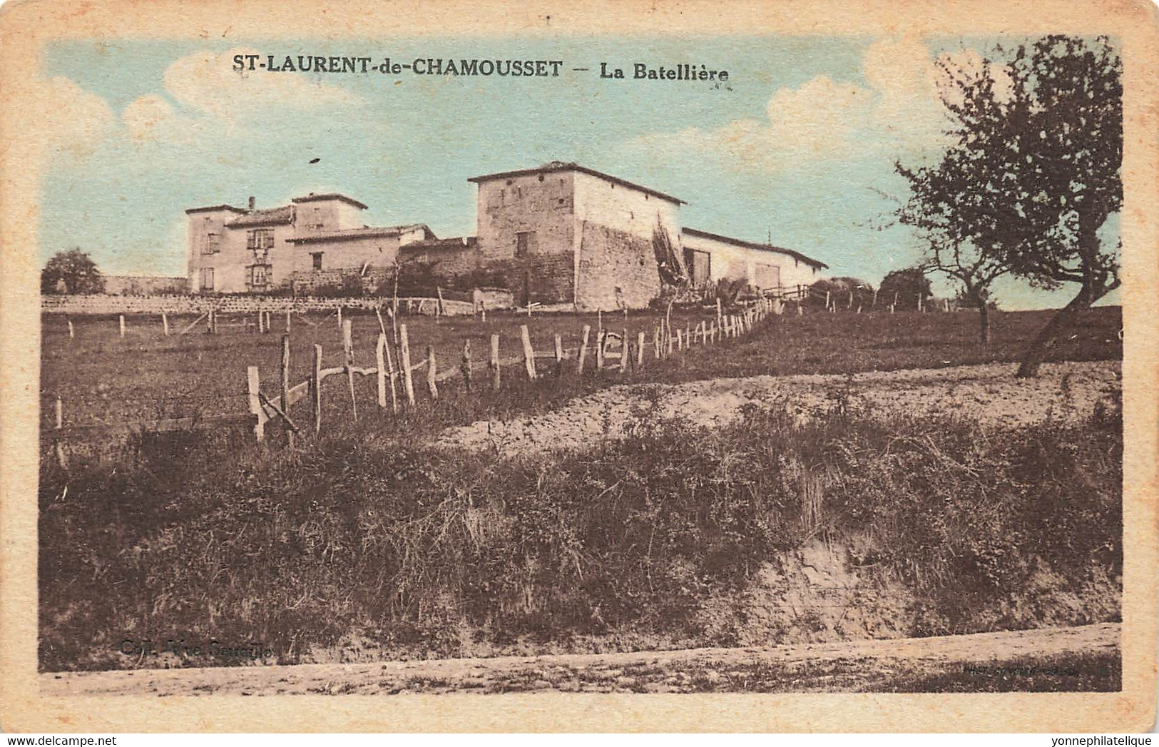 69 - RHÔNE - ST-LAURENT-DE-CHAMOUSSET - La Battellière - Collection Vve Seuraille - état Voir Scans- 10496 - Saint-Laurent-de-Chamousset